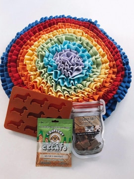 Over The Rainbow Snuffle Dog Mat | DoggyTopiaDoggyTopia