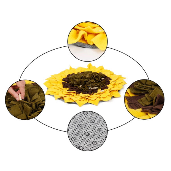 Sunflower Snuffle Mat for dogs Australia | DoggyTopiaDoggyTopia