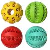 Dog Rubber Ball with Dental Treat made from Non Toxic MaterialDoggyTopia
