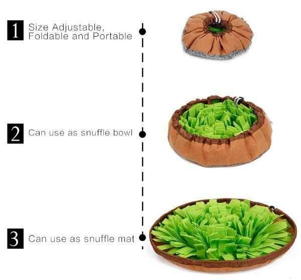 Snuffle Bowl Dog Mats Puppy Bowl Snuffle Mat | DoggyTopiaDoggyTopia